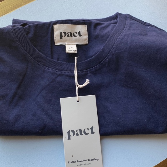 Pact Other - Pact navy NWT organic Cotton T-shirt Medium